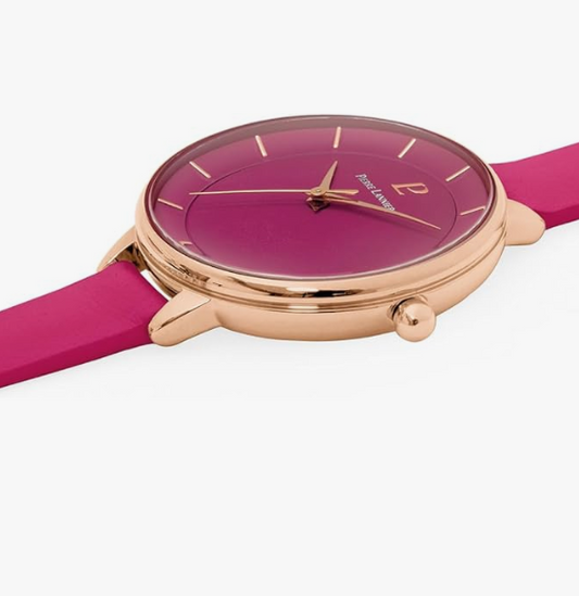 Montre Femme DELICE Cadran Framboise Pierre Lannier