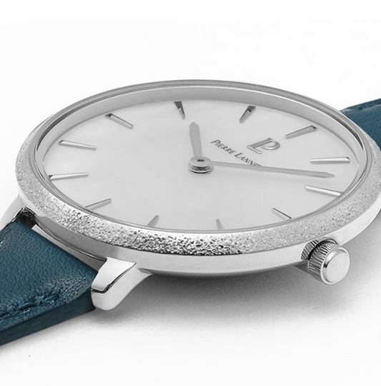 Montre Caprice Argenté Cuir Pierre Lannier