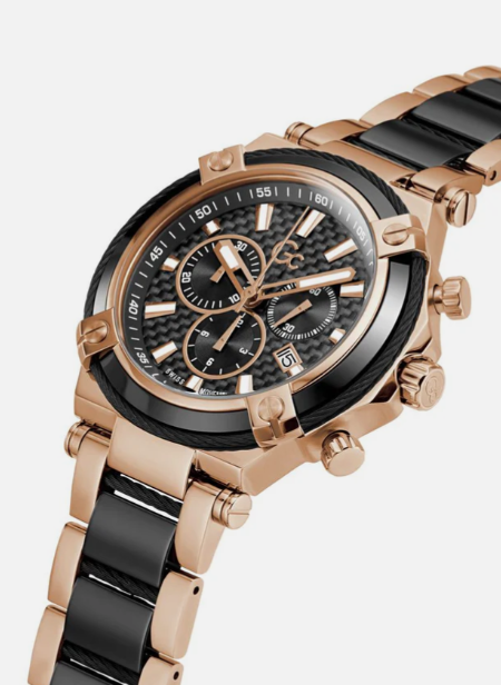 Montre Guess Collection Sport Chic Rose gold Round Dial Quartz Men Watch Y89002G2MF