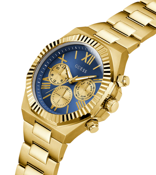 Montre GUESS Equity Mens Gold Tone Multi-function GW0703G6