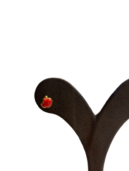 Boucles d'Oreilles Pomme Croquée