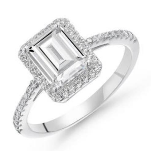 Bague Solitaire 18K Référence BA3596G