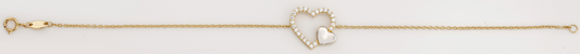 Bracelet en or jaune 9k