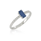 Bague Dainty Bleu Marine