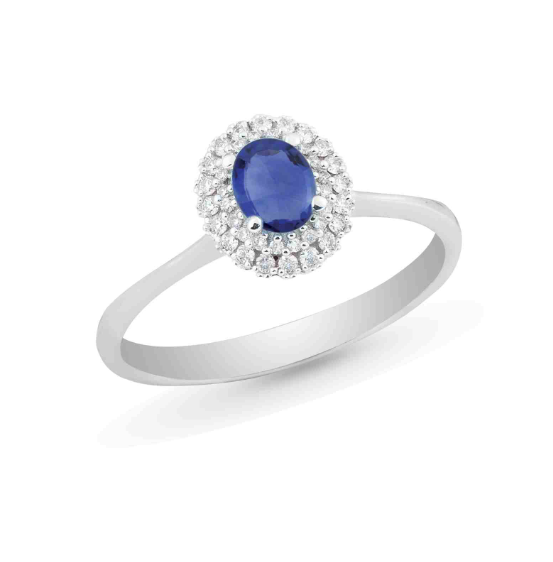 Bague Opulent Bleu Marine