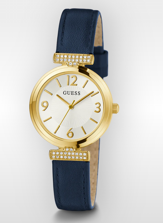 Montre Guess Blue Gold Tone Analog
