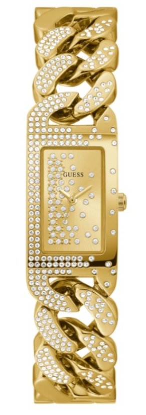 Montre femme GUESS Starlit acier doré