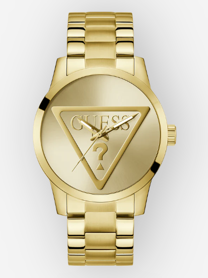 Montre Guess Mens Gold Tone Analog