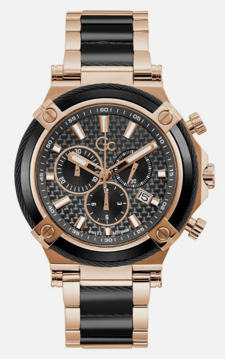 Montre Guess Collection Sport Chic Rose gold Round Dial Quartz Men Watch Y89002G2MF