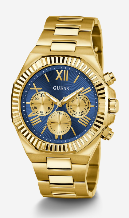 Montre GUESS Equity Mens Gold Tone Multi-function GW0703G6