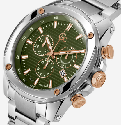 Montre Gc Brave Chrono Metal